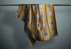 Beetle Highway Print Silk Habotai Scarf