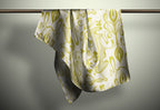 Strange Blooms Print Silk Habotai Scarf