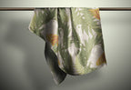 Forest Buttefly Print Silk Habotai Scarf