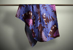 Forest Buttefly Print Silk Habotai Scarf