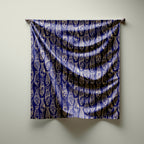 Fish Parade Print Silk Habotai Scarf