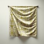 Strange Blooms Print Silk Habotai Scarf