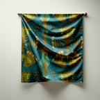 Forest Buttefly Print Silk Habotai Scarf