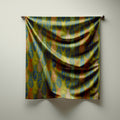Fish Parade Print Silk Habotai Scarf