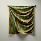 Fish Parade Print Silk Habotai Scarf