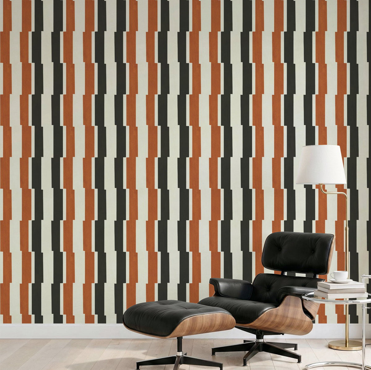 JAG STRIPES WALLPAPER CHAIR