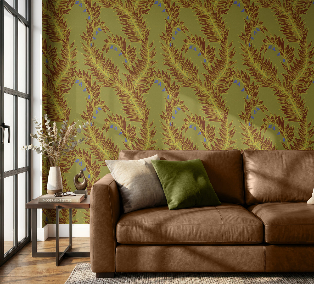 forest trail-solomans seal-wallpaper